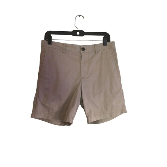 Club Monaco Shorts Men's Size 29 Beige Baxter Fit Cotton Blend - Picture 1 of 7